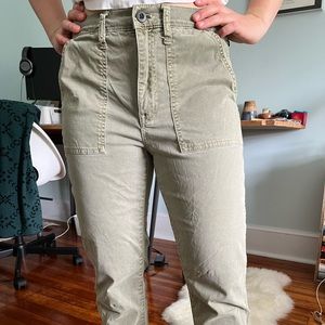 Madewell sage green pant